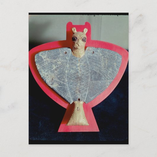 ライオンの頭のワシの型枠の胸板 ポストカード (正面)