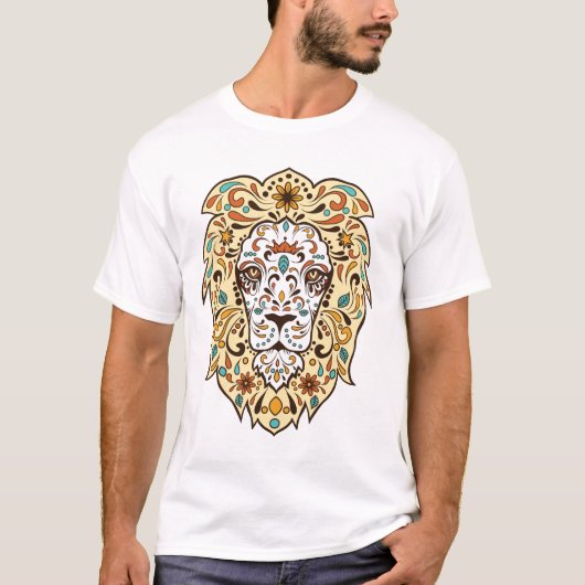 ライオンの頭部 Tシャツ (正面)