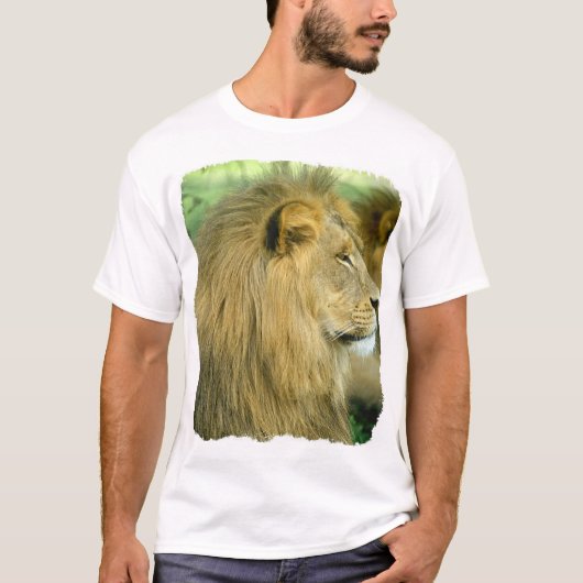ライオンの頭部 Tシャツ (正面)