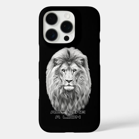 ライオンの頭 Case-Mate iPhoneケース (裏面)