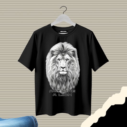 ライオンの頭 Tシャツ