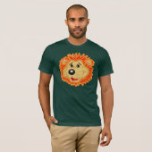 ライオンの顔のTシャツ Tシャツ (正面フル)