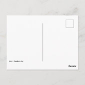 ライオンの顔歩くオン草 ポストカード (裏面)