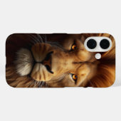 ライオンの顔 iPhone 16 ケース Case-Mate iPhoneケース (裏面 (横))