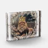 ライオンの鳴き声で写真集を読む フォトブロック (左)