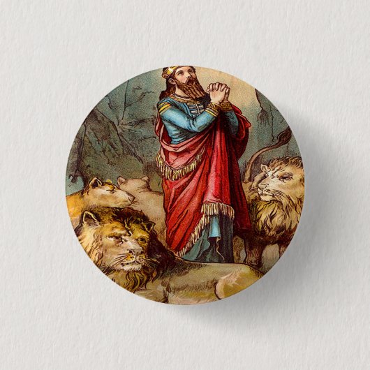 ライオンの` sの洞穴ボタン2のダニエル 缶バッジ (正面)