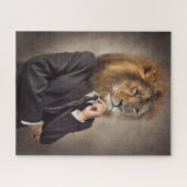 ライオンのPotrait ジグソーパズル (横)