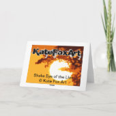 ライオンのShakaの目 カード (裏面)