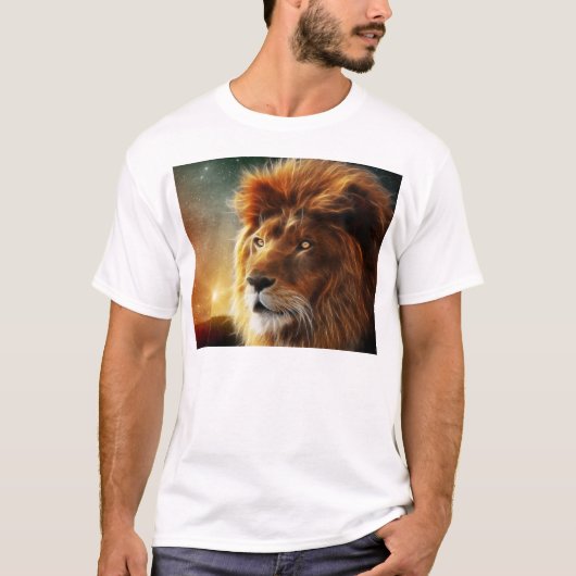ライオンのTシャツ Tシャツ (正面)