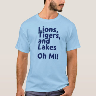 ライオンのtigers湖oh MI! Tシャツ