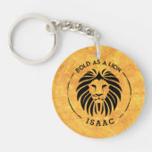 ライオンはっきりしたの鎖として キーホルダー (正面)