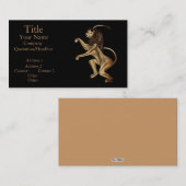 ライオンはびこる 名刺 (正面/裏面)