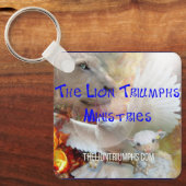 ライオンはキーチェーンを勝ち取る キーホルダー (正面)
