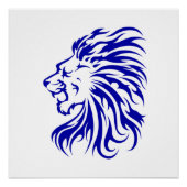 ライオンはジャングルの王、ライオンの恋人の贈り物、ライオン ポスター (正面)