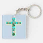 ライオンは仔ヒツジと一緒に寝る キーホルダー (裏面)