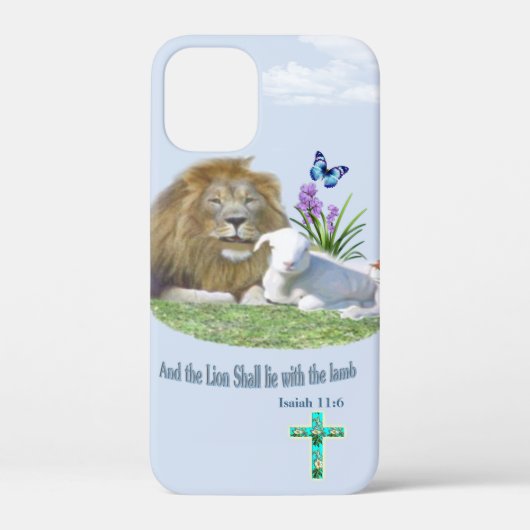 ライオンは仔ヒツジと一緒に寝る Case-Mate iPhoneケース (裏面)