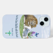 ライオンは仔ヒツジと一緒に寝る Case-Mate iPhoneケース (裏面 (横))