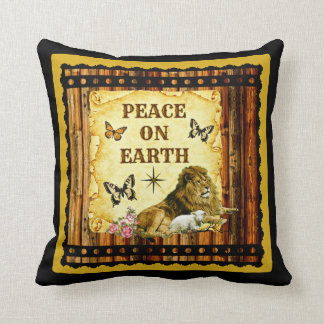 ライオンは子ヒツジと置きます クッション