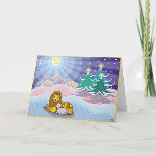 ライオンは子羊と一緒に寝る シーズンカード (正面)