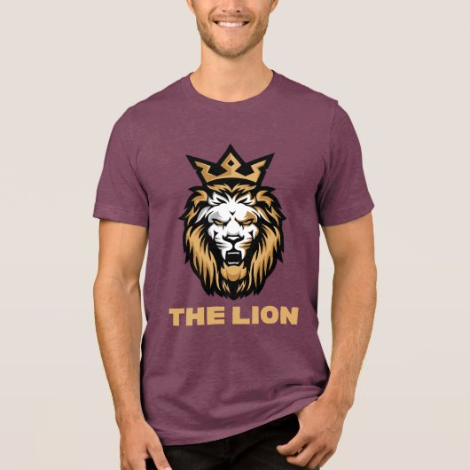 ライオンは王様 トライブレンドTシャツ (正面)