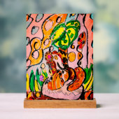 ライオンは落ち着け アクリルサイン (ニュートラル)