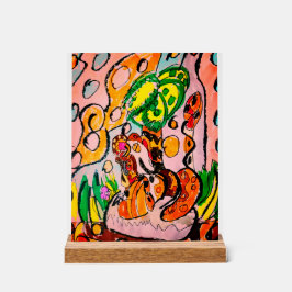 ライオンは落ち着け アクリルサイン