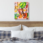 ライオンは落ち着け キャンバスプリント (インサイチュ (寝室))