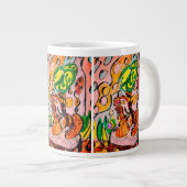 ライオンは落ち着け ジャンボコーヒーマグカップ (正面右)