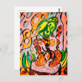 ライオンは落ち着け ポストカード (正面/裏面)