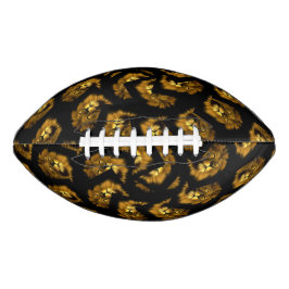 ライオンは黒髪で頭を下げ アメリカンフットボール