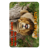 ライオンアットマサイ救マラ1日 マグネット (縦)