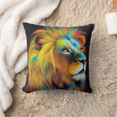 ライオンアニマルディスカバリーアドベンチャー自然惑星 クッション (ブランケット)