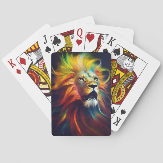 ライオンアニマルディスカバリーアドベンチャー自然惑星 トランプ (裏面)