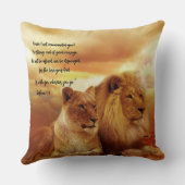 ライオンアンドライオネス聖なる書物、 経典ベストロング装飾用クッション クッション (裏面)