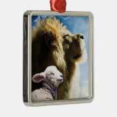 ライオンアンドラムオーナメント メタルオーナメント (右)