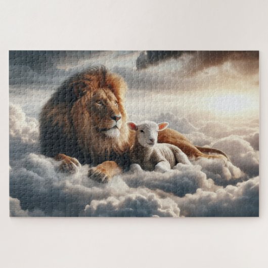 ライオンアンドラムパズル ジグソーパズル (横)