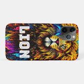 ライオンアートカラスプラッシュ Case-Mate iPhoneケース (裏面(横))