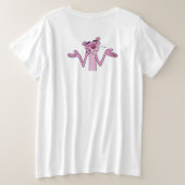 ライオンアートデザイン プラスサイズTシャツ (デザイン裏面)