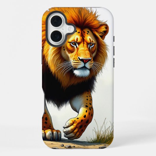 ライオンアートフォンケース iPhoneケース (裏面)