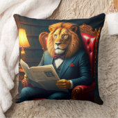 ライオンアート クッション (ブランケット)