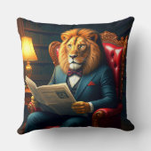 ライオンアート クッション (裏面)