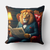 ライオンアート クッション (正面)