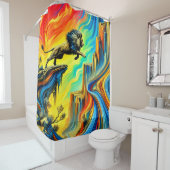 ライオンアート シャワーカーテン (インサイチュ)