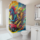 ライオンアート シャワーカーテン (インサイチュ)