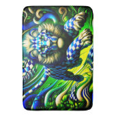 ライオンアート バスマット (正面縦)