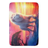 ライオンアート バスマット (正面縦)