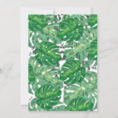 ライオンイラストサファリ 誕生会 招待状 (裏面)