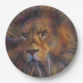 ライオンインザギャラリー紙プレート ペーパープレート (正面)