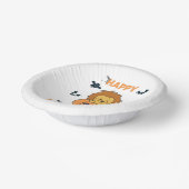 ライオンインパンプキンスイートライオンズハッピーハローウィン ペーパーボウル (傾斜あり)