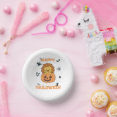 ライオンインパンプキンスイートライオンズハッピーハローウィン ペーパーボウル (パーティー)